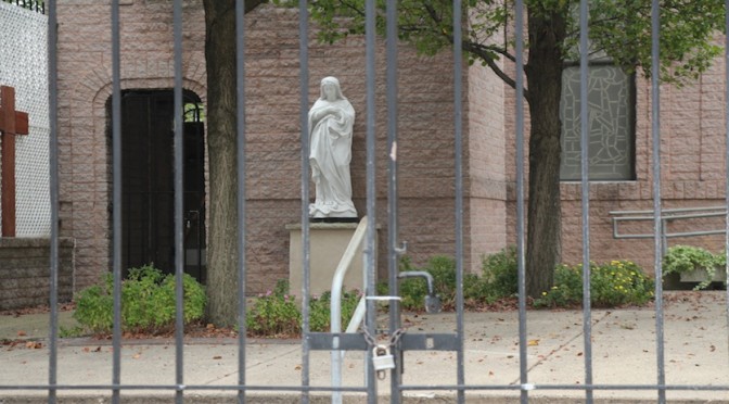 Closed gates and Mary